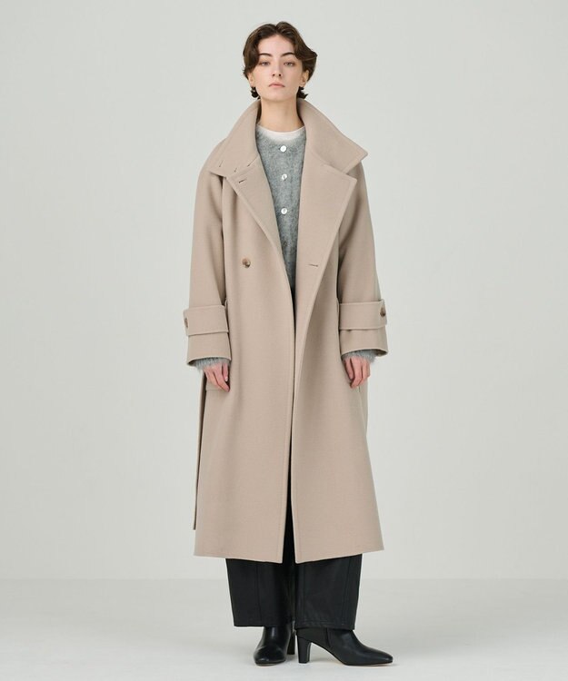 ウールカシミヤリバーコート / GRACE CONTINENTAL | GRACE CONTINENTAL