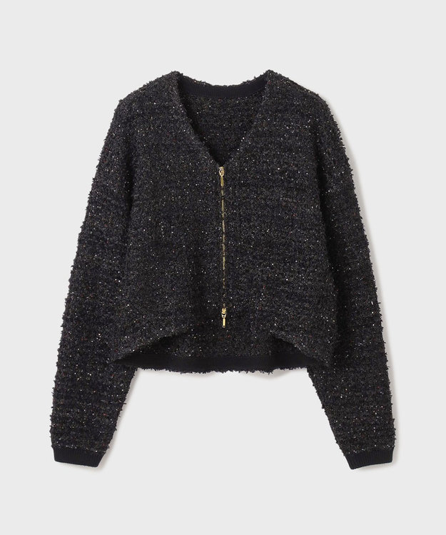 ツイードニットzipカーディガン / GRACE CONTINENTAL | GRACE