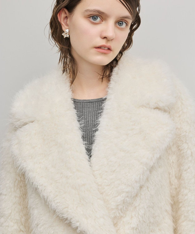 フェイクファーPコート / GRACE CONTINENTAL | GRACE CONTINENTAL