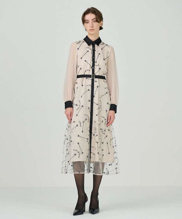 ハートアロー刺繍ワンピース / GRACE CONTINENTAL | GRACE CONTINENTAL