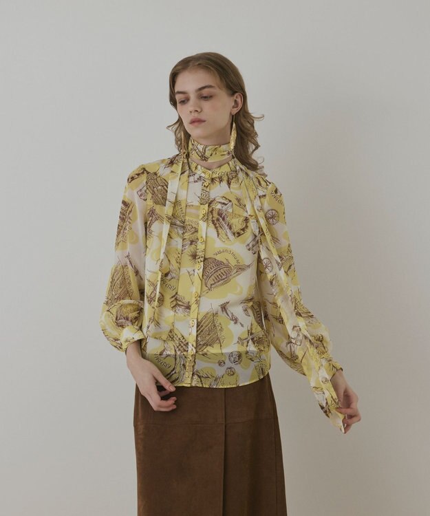 スカ－フタイブラウス / GRACE CONTINENTAL | GRACE CONTINENTAL