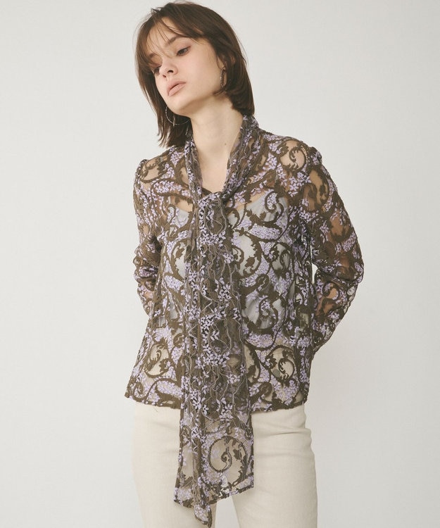 ボウタイ付レースブラウス / GRACE CONTINENTAL | GRACE CONTINENTAL