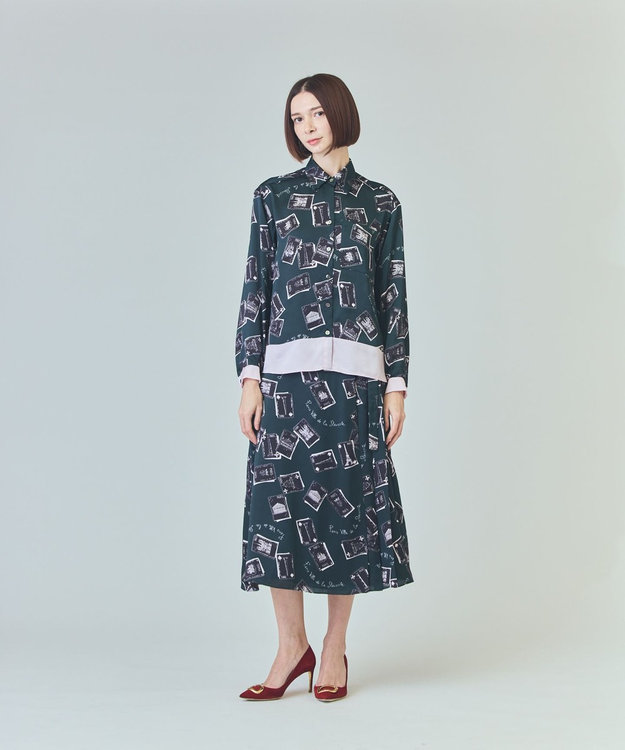 トランププリントブラウス / GRACE CONTINENTAL | GRACE CONTINENTAL