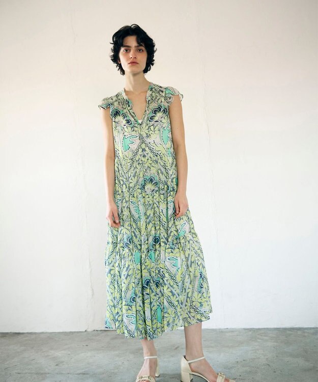 シフォンプリントティアードワンピース / GRACE CONTINENTAL | GRACE