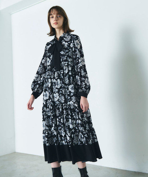 フラワープリントティアードワンピース / GRACE CONTINENTAL | GRACE