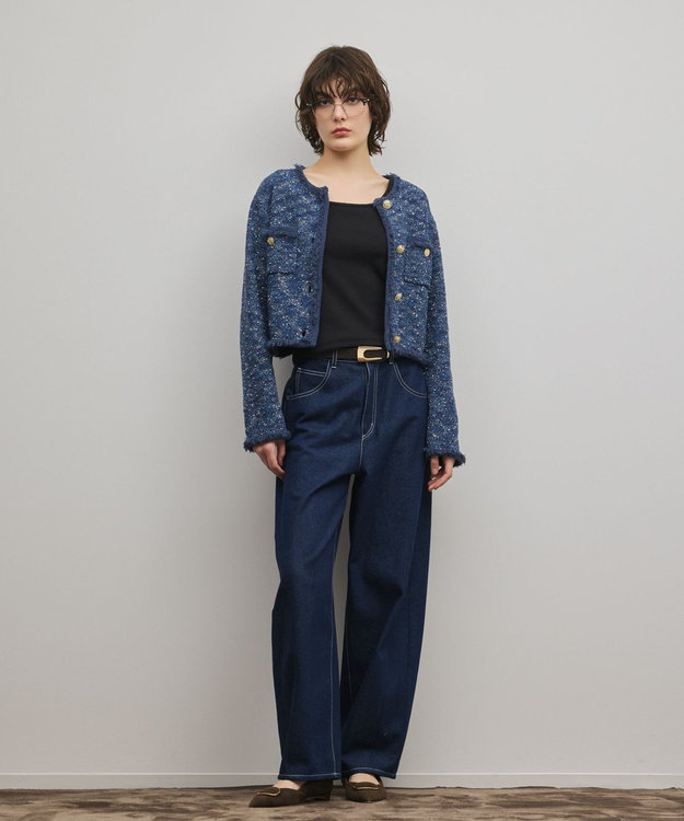 ツイードニットカーディガン / GRACE CONTINENTAL | GRACE CONTINENTAL