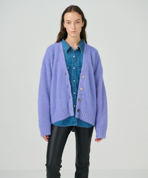 フェザールーズニットカーディガン / GRACE CONTINENTAL | GRACE