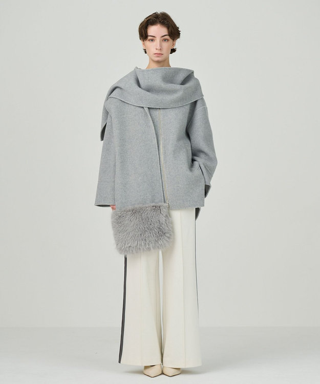 フードストールリバーコート / GRACE CONTINENTAL | GRACE CONTINENTAL