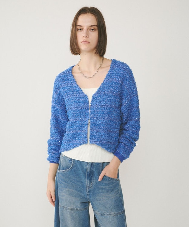 ツイードニットzipカーディガン / GRACE CONTINENTAL | GRACE