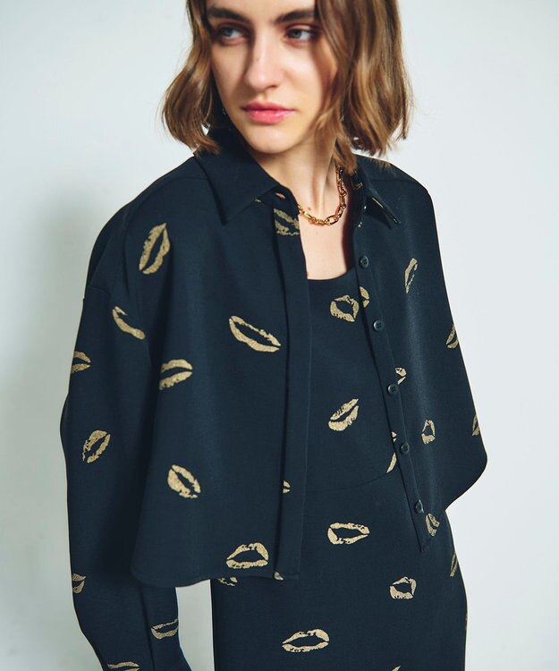 リップモチーフショートシャツ / GRACE CONTINENTAL | GRACE