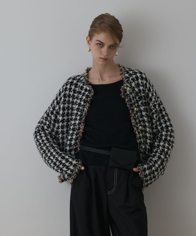 ツイードニットショートカーディガン / GRACE CONTINENTAL | GRACE