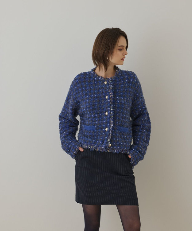 ツイードニットショートカーディガン / GRACE CONTINENTAL | GRACE