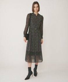 チェーンチェックプリントワンピース / GRACE CONTINENTAL | GRACE