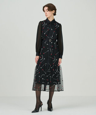 ハートアロー刺繍ワンピース / GRACE CONTINENTAL | GRACE CONTINENTAL