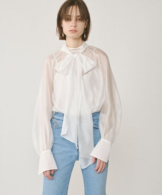シアーボウタイブラウス / GRACE CONTINENTAL | GRACE CONTINENTAL