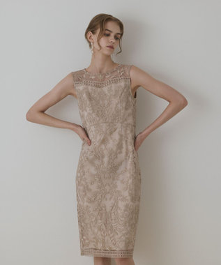 コ－ド刺繍タイトドレス / GRACE CONTINENTAL | GRACE CONTINENTAL