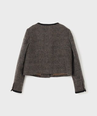 シャギーチェックノーカラージャケット / GRACE CONTINENTAL | GRACE