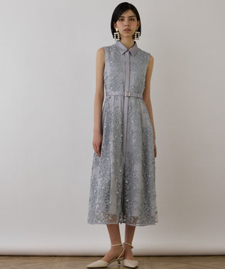 フラワーライン刺繍ワンピース / GRACE CONTINENTAL | GRACE