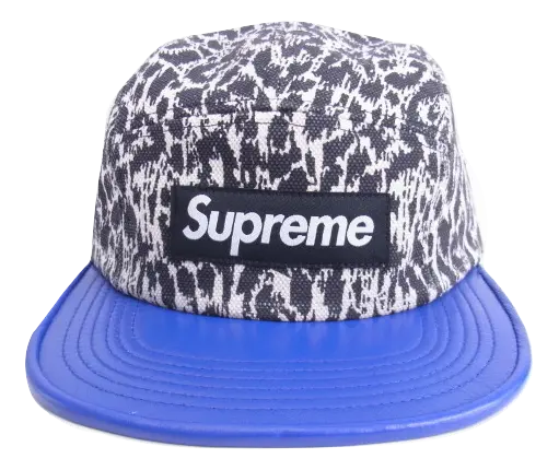 Supreme Leopard Leather Visor Camp Cap – Grails SF