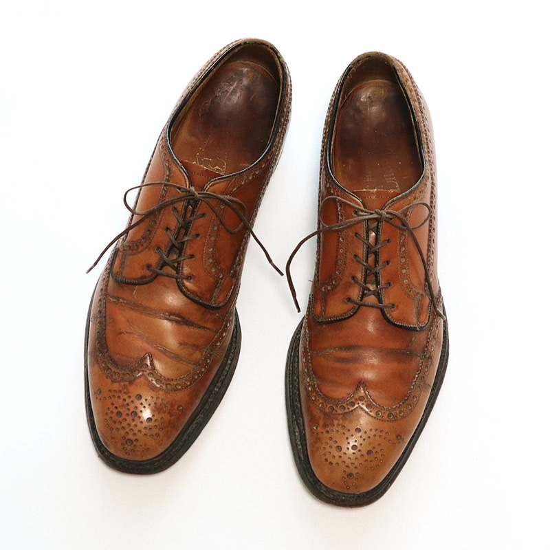 OLD Alan Mcafee by Church's LEATHER WING TIP SHOES 