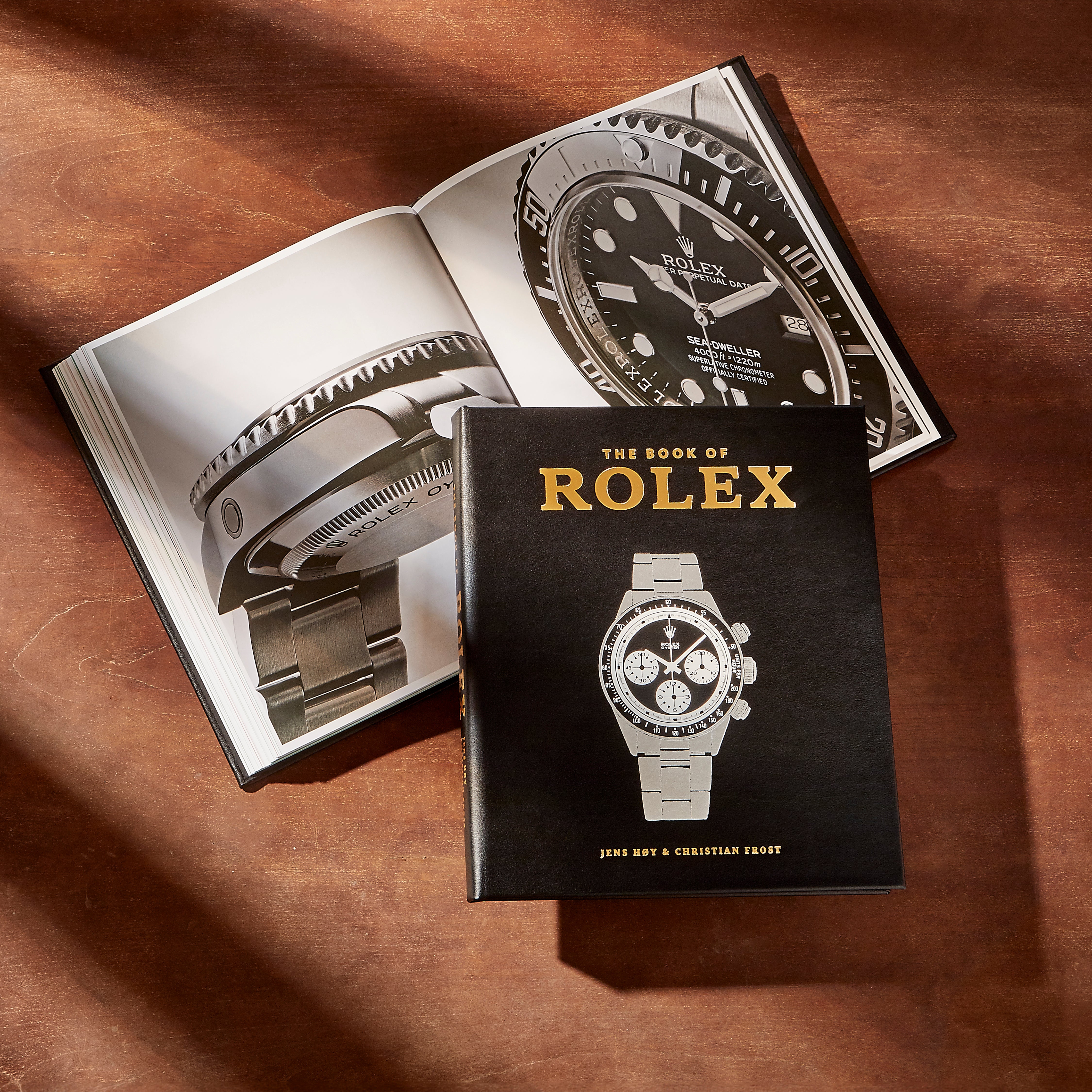 The Book of Rolex | Black Bonded Leather – Graphic Image