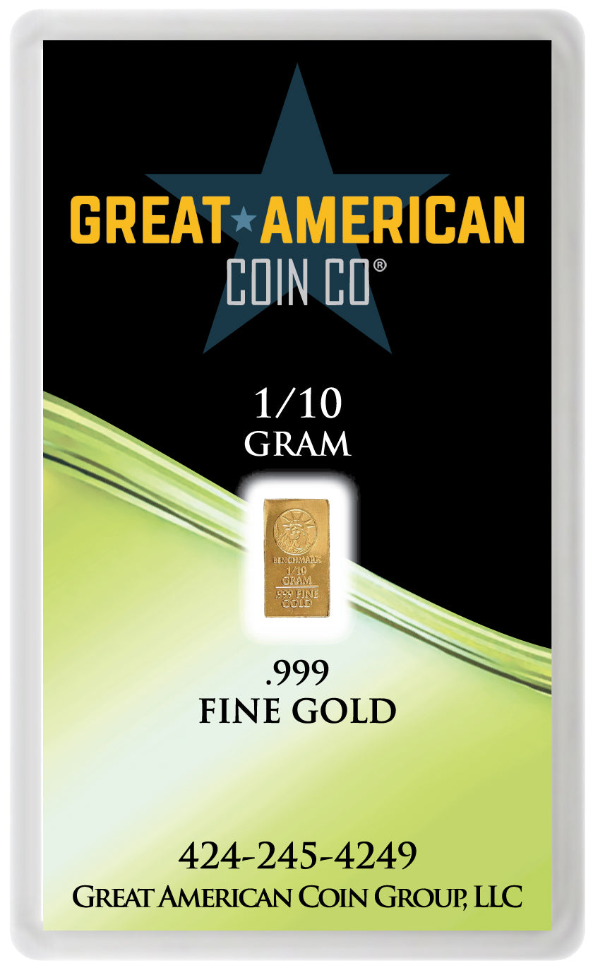 999 Fine Gold One Grain Bar | Great American Coin Company
