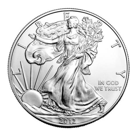 2012 $1 American Silver Eagle MS70 PCGS - First Strike