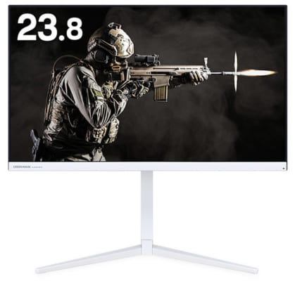 白で統一したゲーミング環境を構築したい方におすすめの23.8型