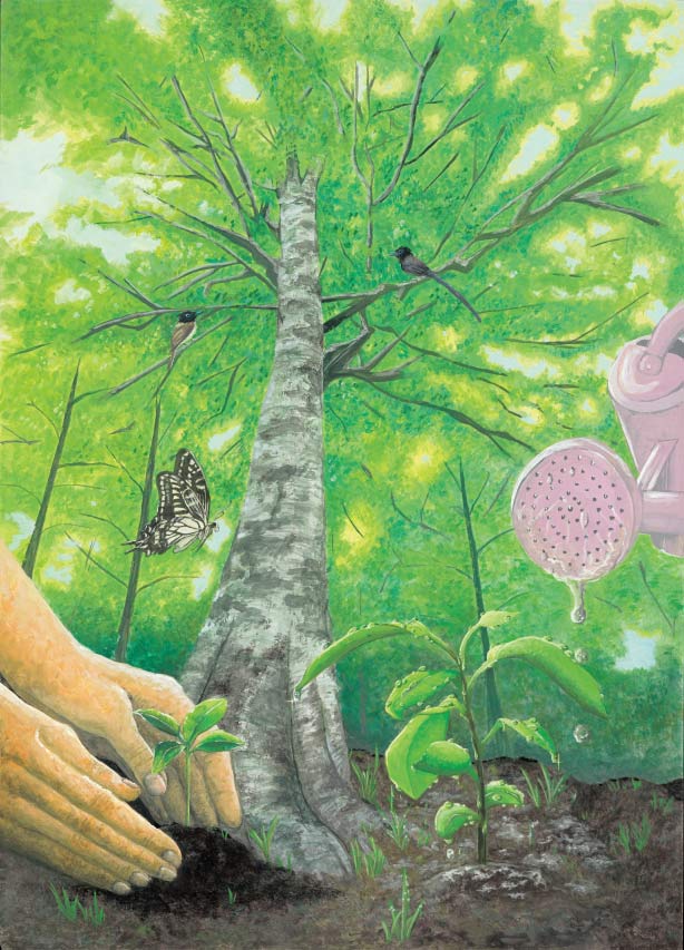 令和8年用 国土緑化運動・育樹運動ポスター原画コンクール入賞者が決定