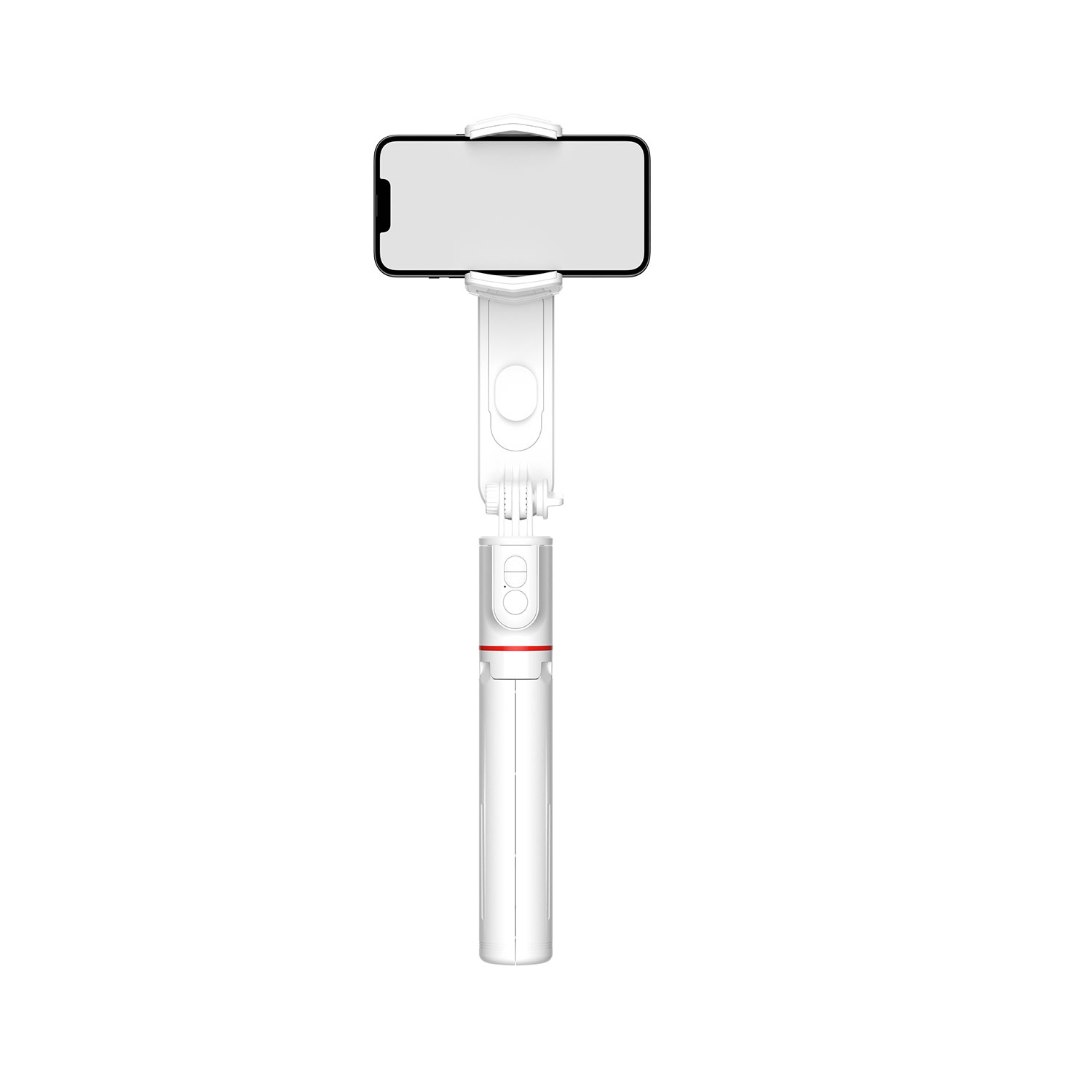 スマートフォン用かんたんスタビライザー LEDライト付き リモコン付属