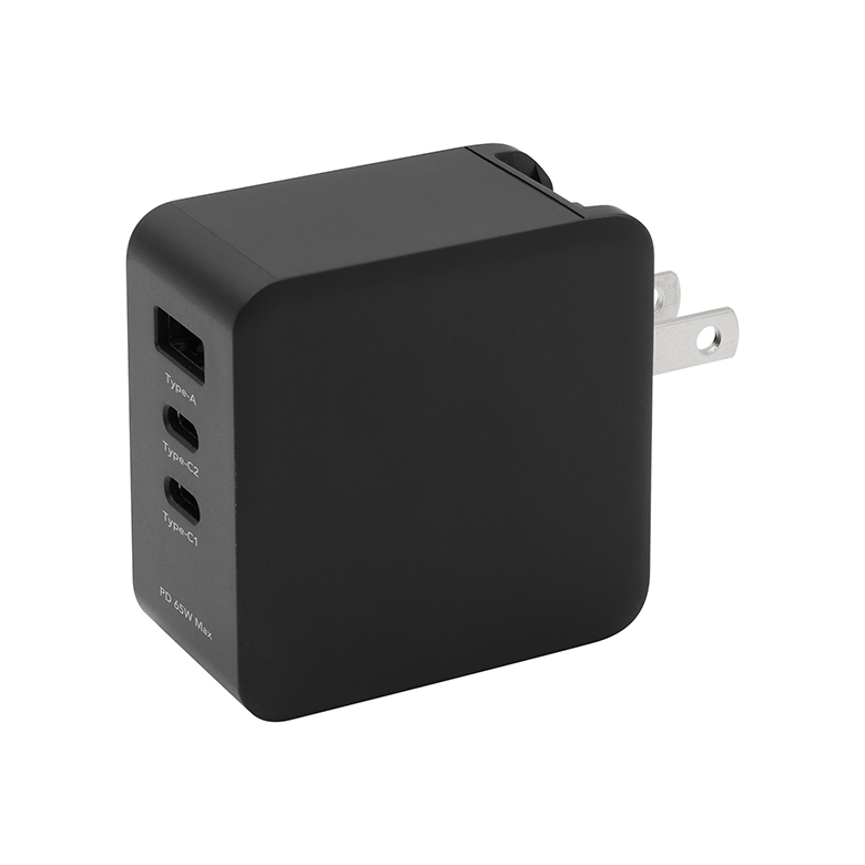 3ポートAC充電器 最大出力65W 3台同時充電 PD 高速充電 Nintendo