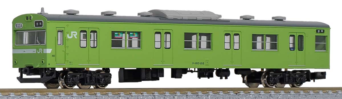 1266C＞JR103系関西形 クハ103（低運・ユニット窓・ウグイス）1両