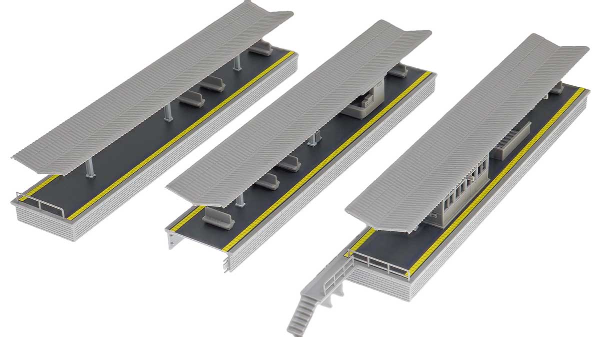 最終値下げ 模型 ヒルマモデルクラフト 島式ホーム ノスタルジック