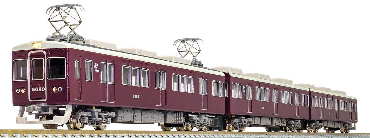 31634＞阪急6000系 今津線（今津南線）・甲陽線6020編成 3両編成セット