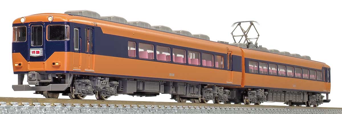 31643＞近鉄16000系（喫煙室付き・旧塗装）2両編成セット（動力付き