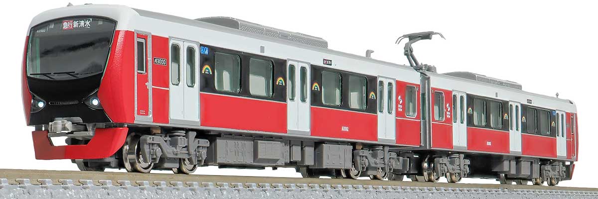 31848＞静岡鉄道A3000形（パッションレッド・新ロゴ）2両編成セット
