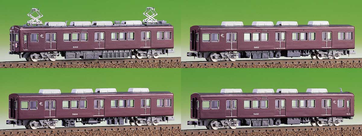 407A＞阪急通勤車 基本4両編成セット｜エコノミーキット｜Nゲージ鉄道