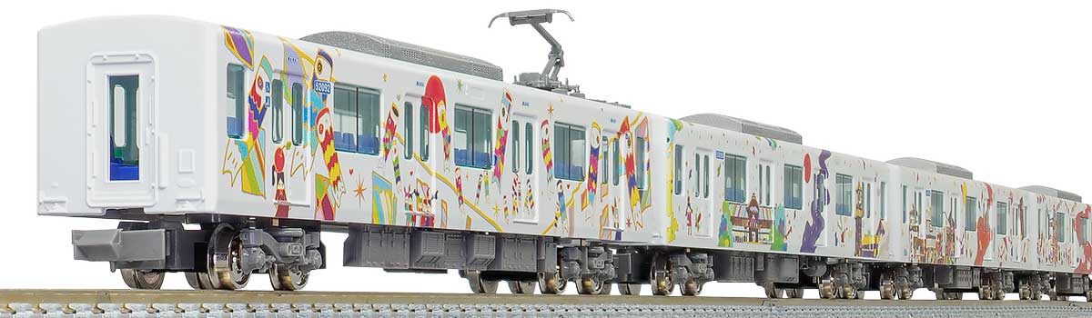 50725＞東武50090型「池袋・川越アートトレイン（ロングシートモード