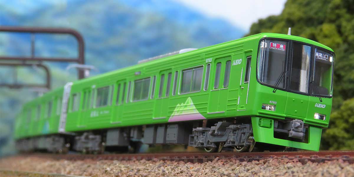 50841＞京王8000系（高尾山トレイン）増結用中間車6両セット（動力無し