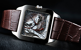 CARTIER(カルティエ) サントス デュモン XL ホワイト ゴールド、ホース