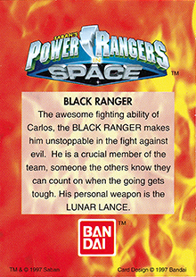 Power Rangers in Space Trading Card Sets – GrnRngr.com
