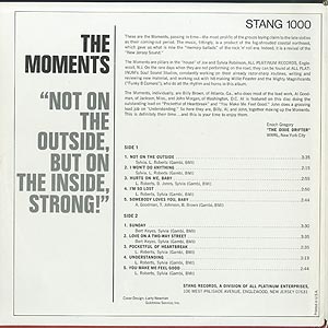 The Moments / Not On The Outside But Inside Strong (LP) / Stang