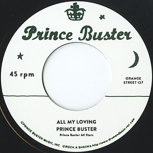 Prince Buster / All My Loving(7inch) / Rock-A-Shaka 2019 M/M