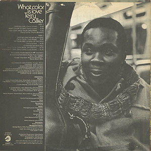 Terry Callier / What Color Is Love(LP) / Cadet 1972 US盤 VG+/VG+