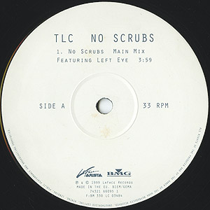 TLC / No Scrubs(12inch) / LaFace 1999 ヨーロッパオリジナル盤 VG+/