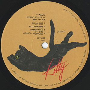 高中 正義 Masayoshi Takanaka / T-Wave (LP) / Kitty 1980 日本盤 EX