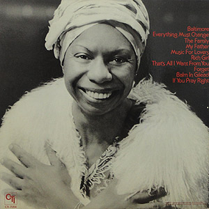 Nina Simone / Baltimore(LP) / CTI 1978 USオリジナル | EX-/EX