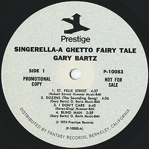 Gary Bartz Ntu Troop / Singerella - A Ghetto Fairy Tale(LP) white