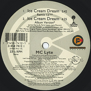 MC Lyte / Ice Cream Dream(12) / Perspective 1992 USオリジナル | EX
