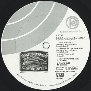 Tom Scott & the L.A. Express / S.T.(LP) / Ode 1974 USオリジナル VG